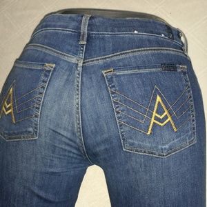 7FAM Size 14/32 A Pocket Flare Jeans